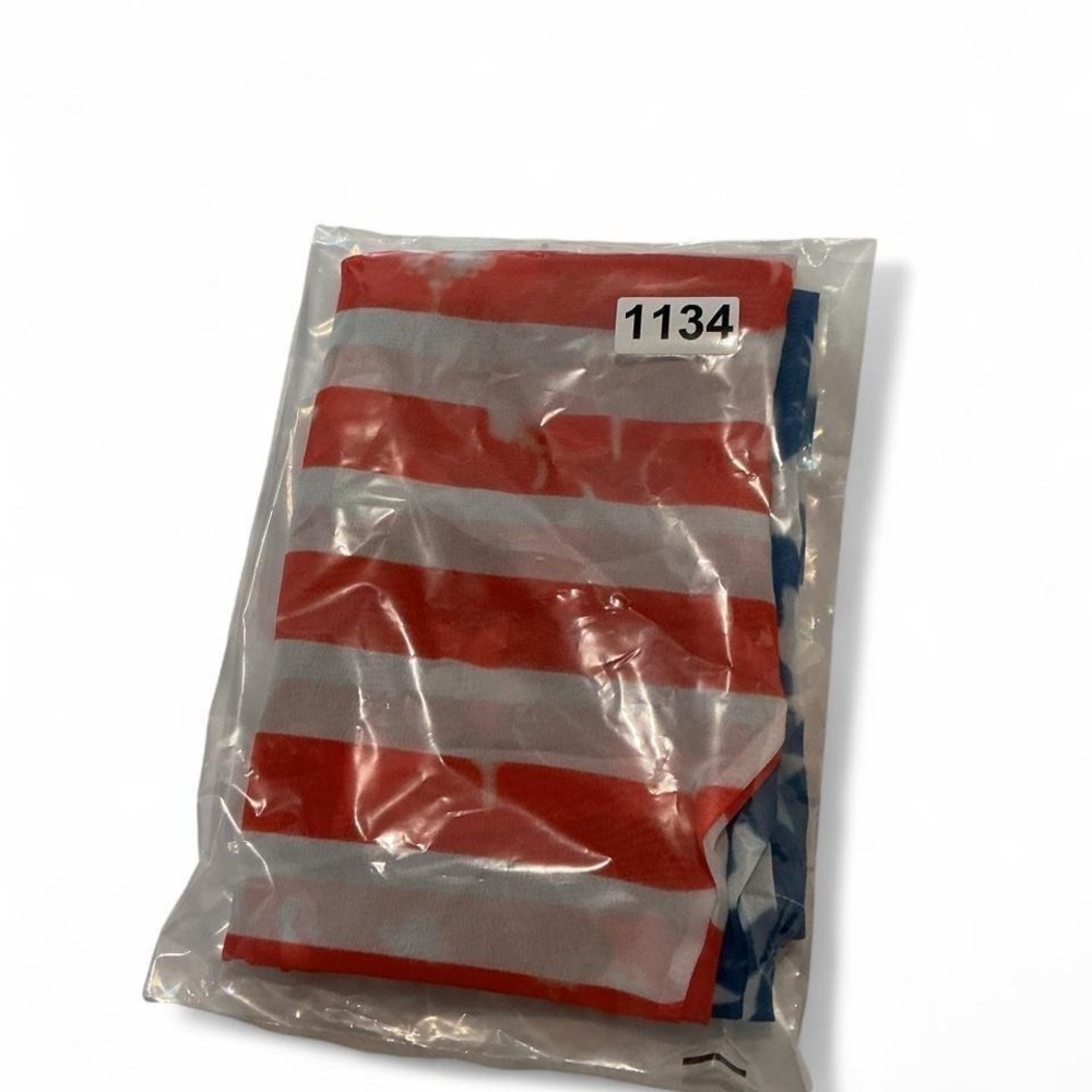 Unbranded Kimono Cardigan Womens One Size Red White Blue Excellent USA Flag Star - Picture 7 of 7